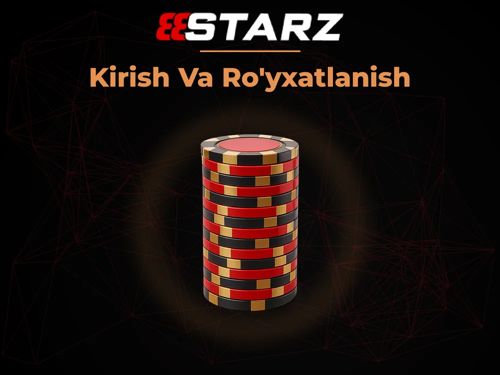 888Starz - Kirish Va Ro'yxatlanish