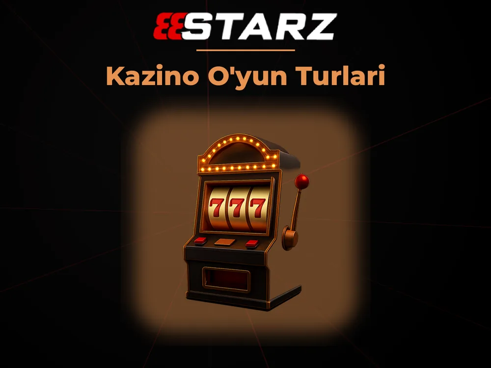 888Starz - Kazino O'yun Turlari